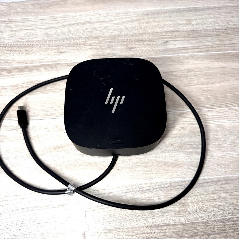 HP USB-C Dock G5 5TW10UT#ABA Universal Docking Station Hardwired Cable Untested